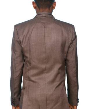 Light Brown Casual Blazer With Pant Piece