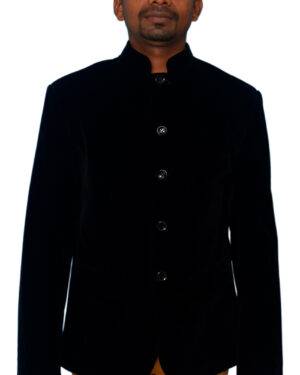 Black Jodhpuri Blazer