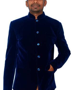 Blue Jodhpuri Blazer