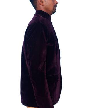 Purple Jodhpuri Blazer