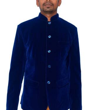 Dark Blue Jodhpuri Blazer